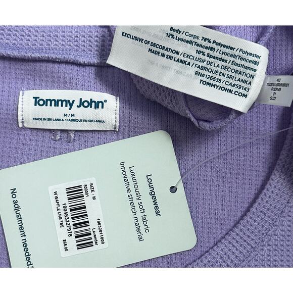 Tommy John|Knitted Loungewear Top|Lavender|NWT|SZ M - Picture 2 of 6